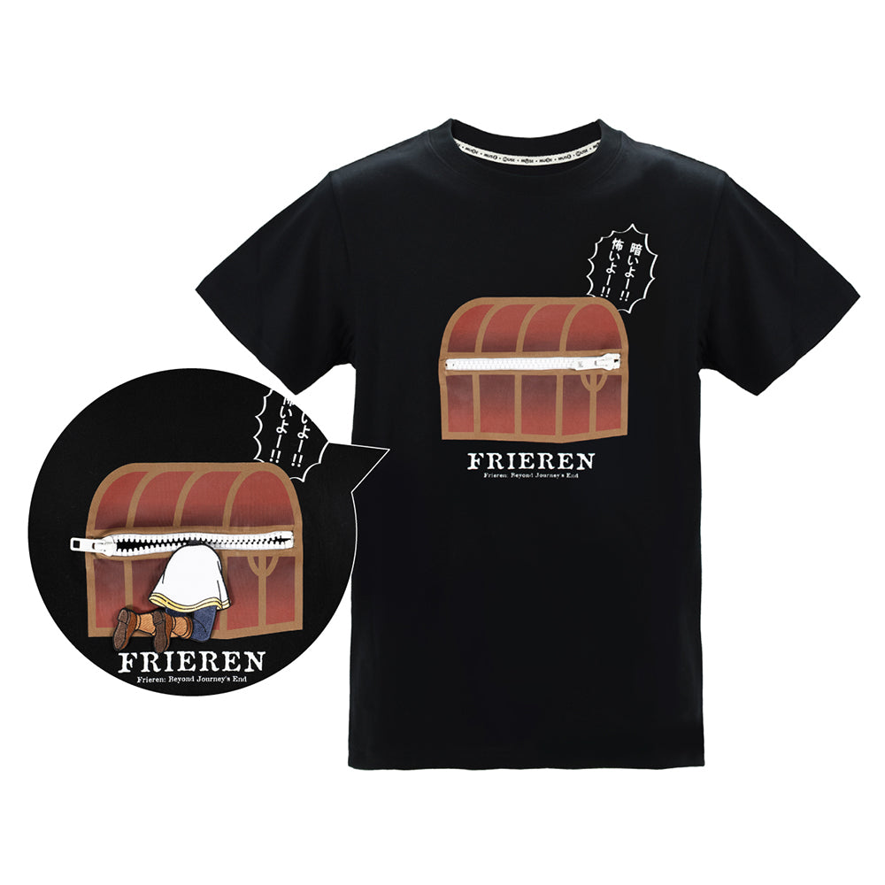 葬送的芙莉蓮 雙層拉鍊T-Shirt 寶箱怪