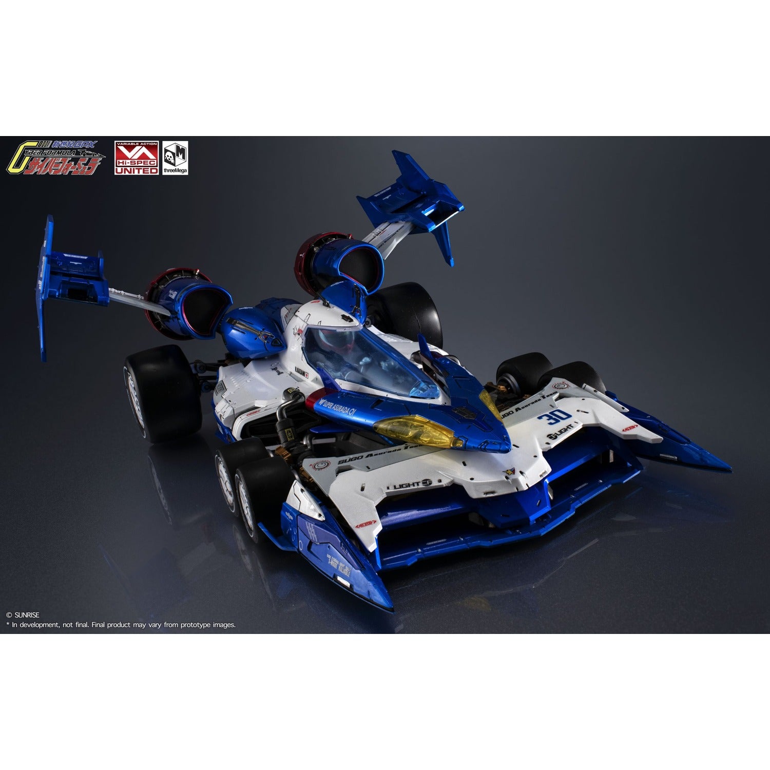 《預訂》threeMega 高智能方程式VARIABLE ACTION Hi-SPEC UNITED《高智能方程式》超級雷神01《2026年第二季發售》