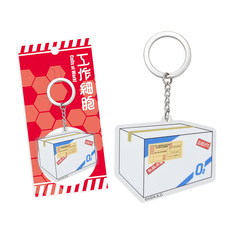 工作細胞 壓克力鎖匙扣 F款 運輸箱 精品 Microworks Online Store