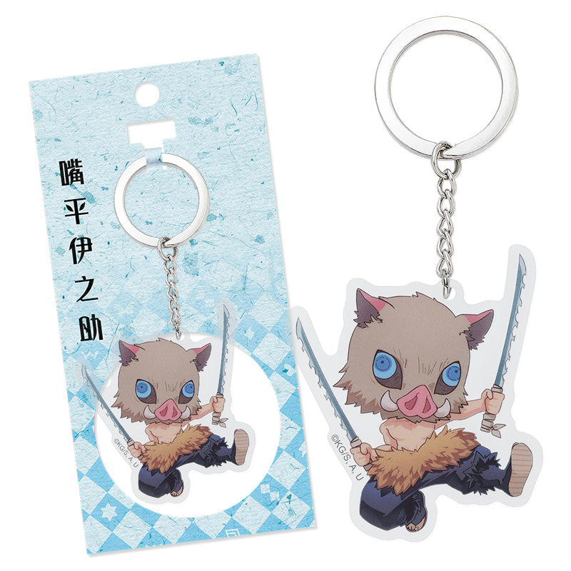 鬼滅之刃 壓克力鎖匙扣 H款 Q版 嘴平伊之助 精品 Microworks Online Store