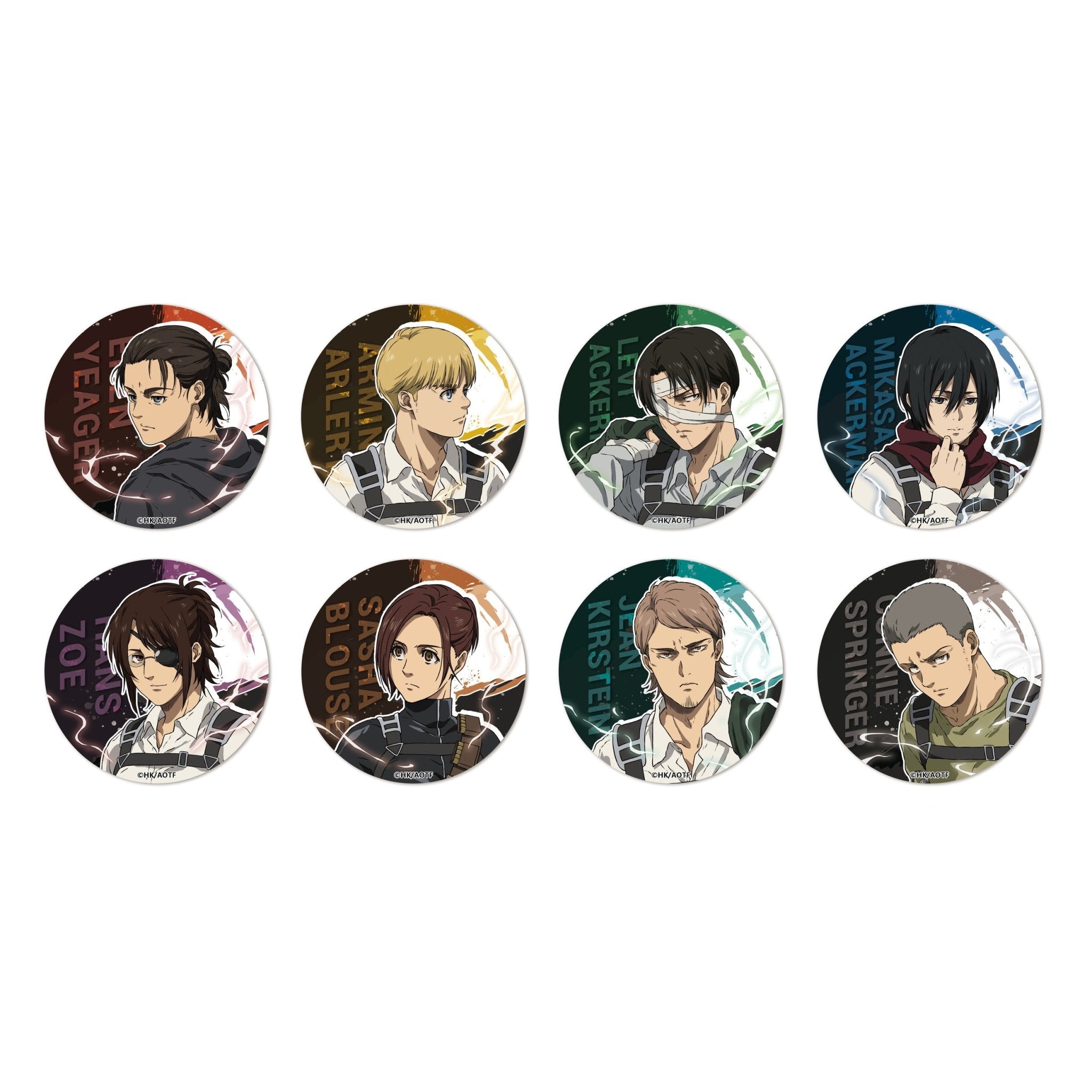 進擊的巨人 角色襟章 盲抽1個 (共8款) 日版 - Microworks ACG