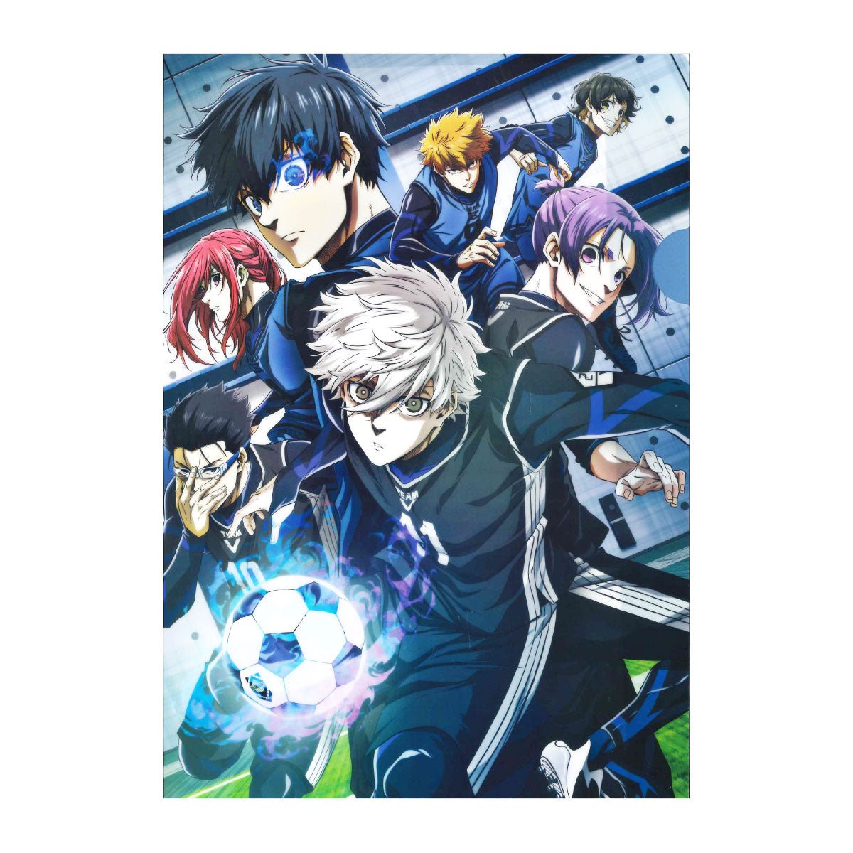 劇場版 藍色監獄 A4文件夾 全角色 - Microworks ACG