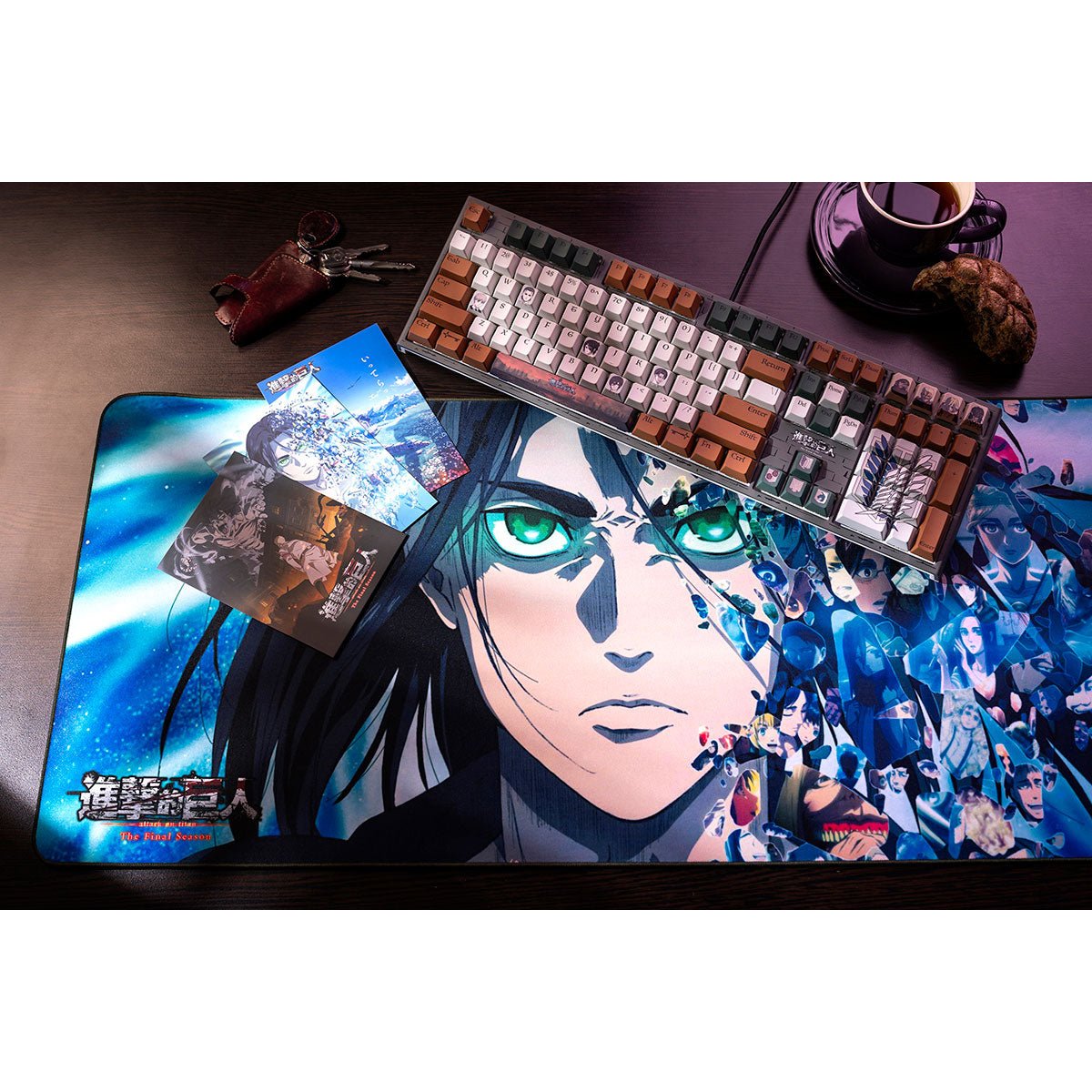 進擊的巨人 限定 機械鍵盤套裝 - Microworks ACG