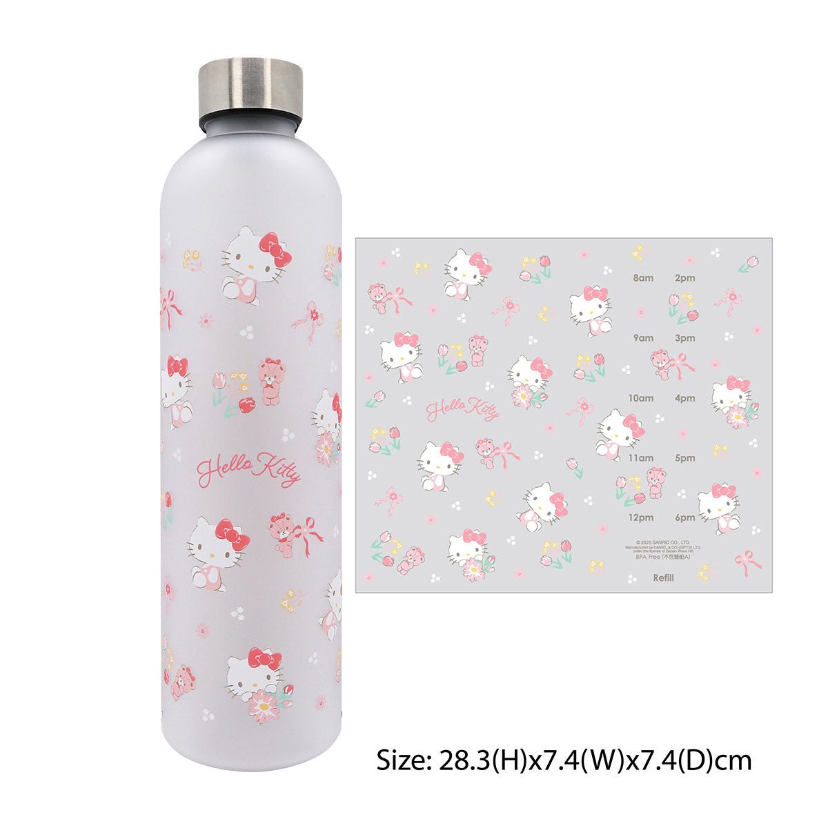 Hello Kitty 1000毫升水樽 - Microworks ACG