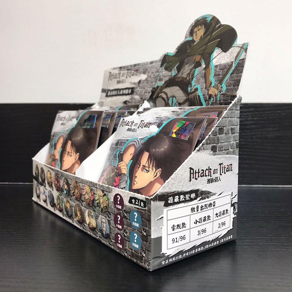 進擊的巨人 系列徽章 第一彈 [盲抽] (共16款) - Microworks ACG