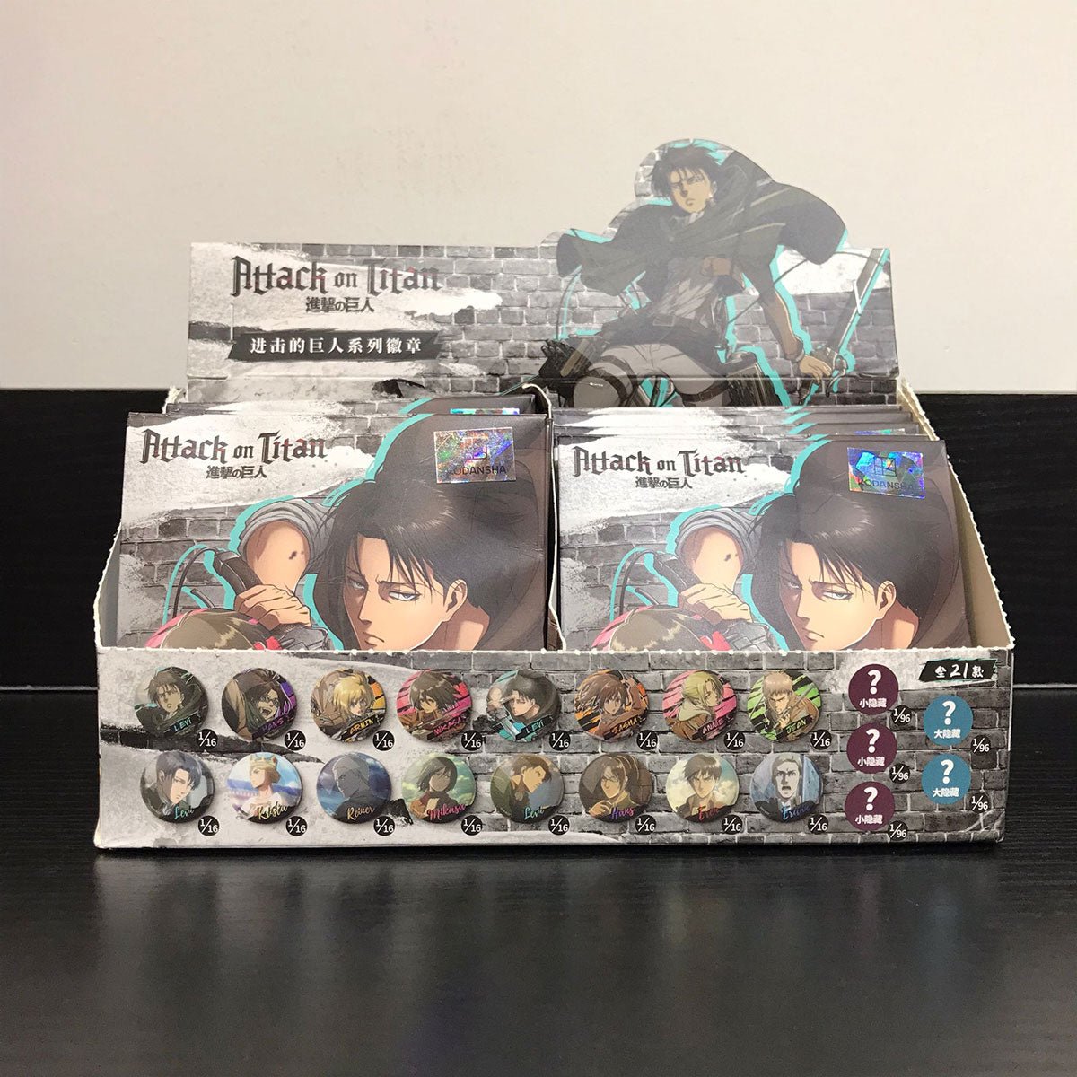進擊的巨人 系列徽章 第一彈 [盲抽] (共16款) - Microworks ACG