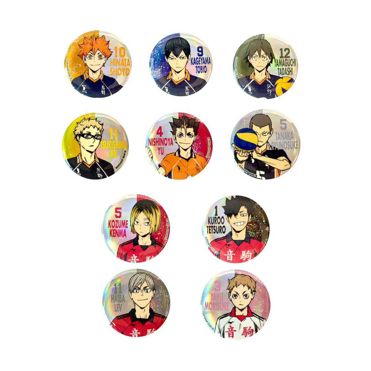 劇場版 排球少年!! 幻彩襟章 全套10款 - Microworks ACG