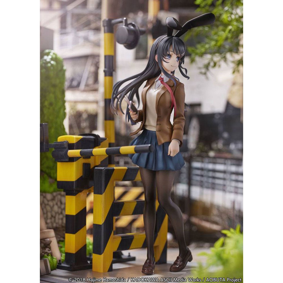 SHIBUYA SCRAMBLE FIGURE 《青春豬頭少年不會夢到兔女郎學姊》1/7 比例人像 櫻島麻衣 - 江之電 Ver. - Microworks ACG