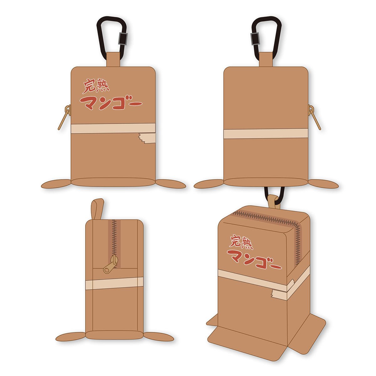 孤獨搖滾！絨毛零錢包 芒果箱 - Microworks ACG