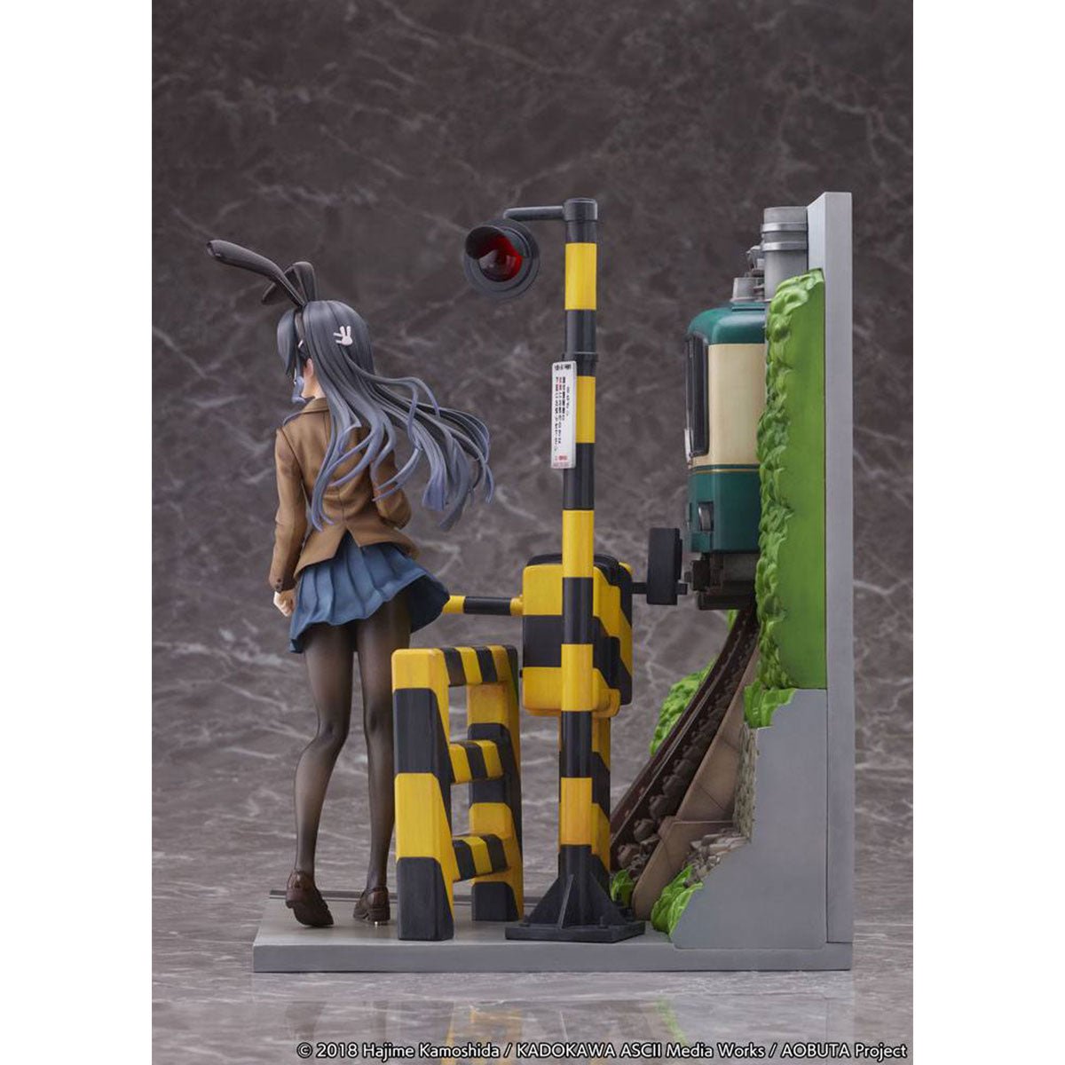 SHIBUYA SCRAMBLE FIGURE 《青春豬頭少年不會夢到兔女郎學姊》1/7 比例人像 櫻島麻衣 - 江之電 Ver. - Microworks ACG