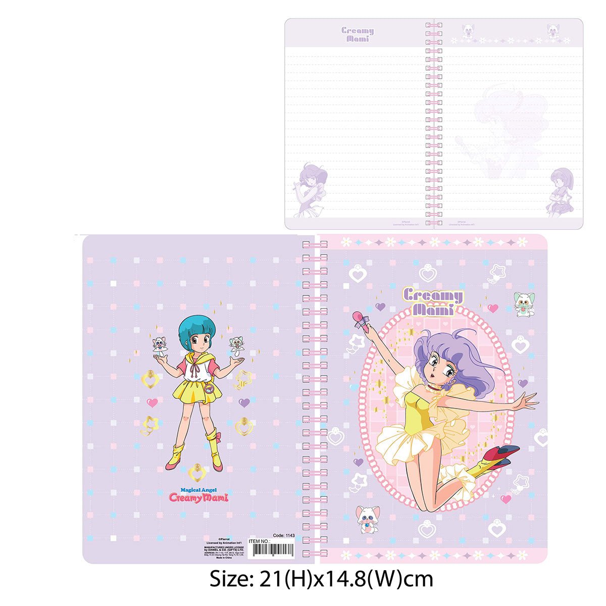 我係小忌廉 A5筆記簿 紫色 - Microworks ACG