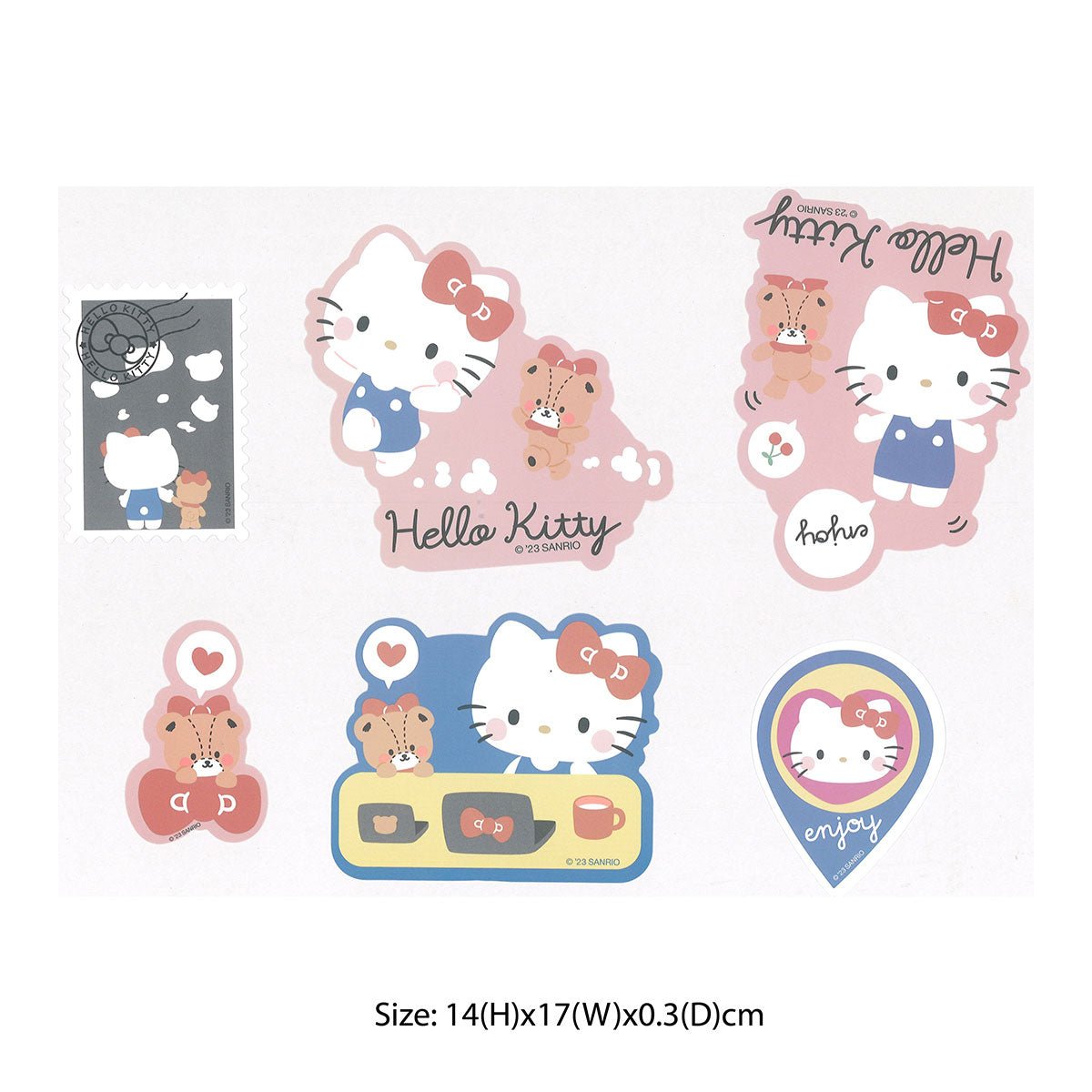 Hello Kitty 貼紙套裝 - Microworks ACG