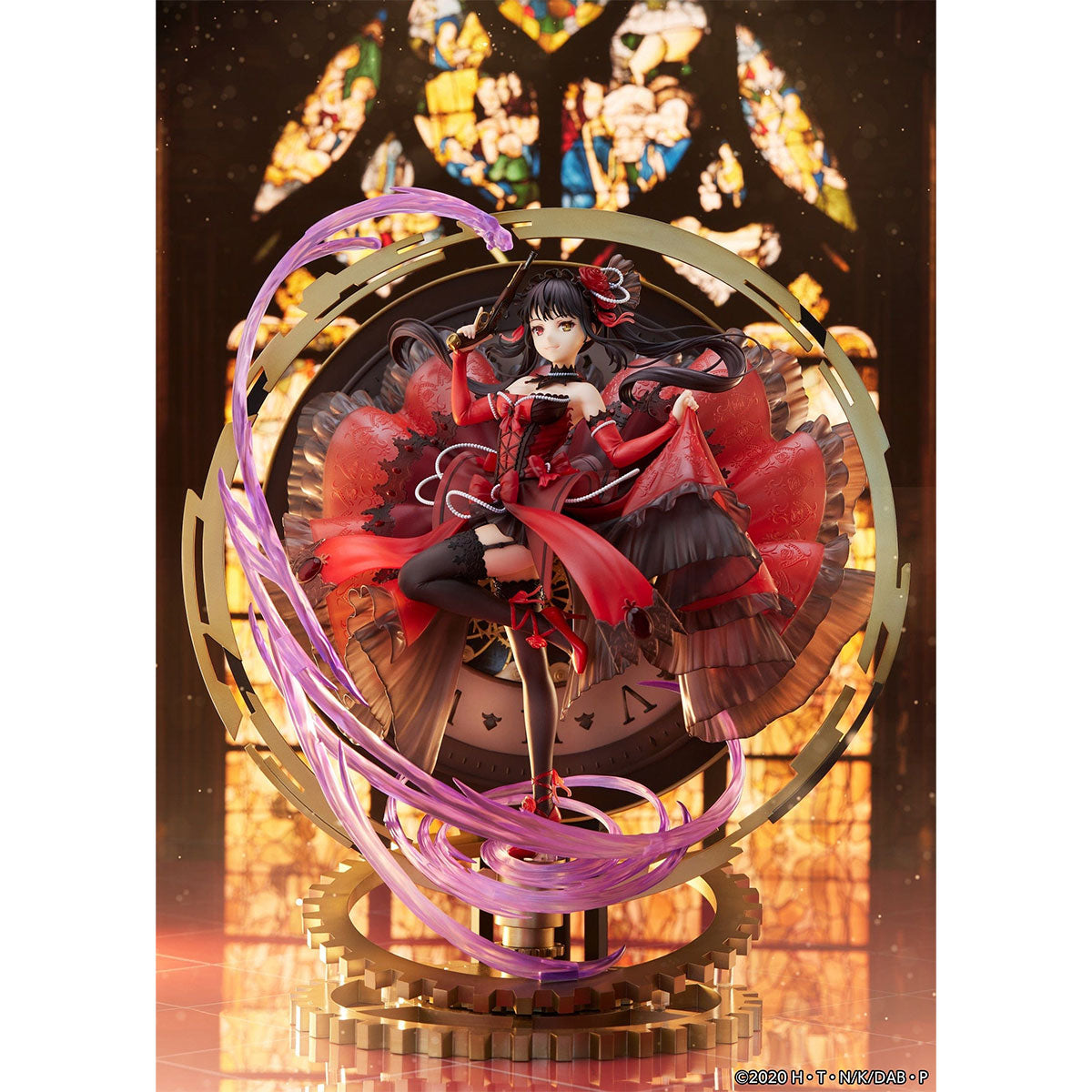 SHIBUYA SCRAMBLE FIGURE《約會大作戰》時崎狂三 (Pigeon Blood Ruby Dress Ver.) 1/7 比例人像