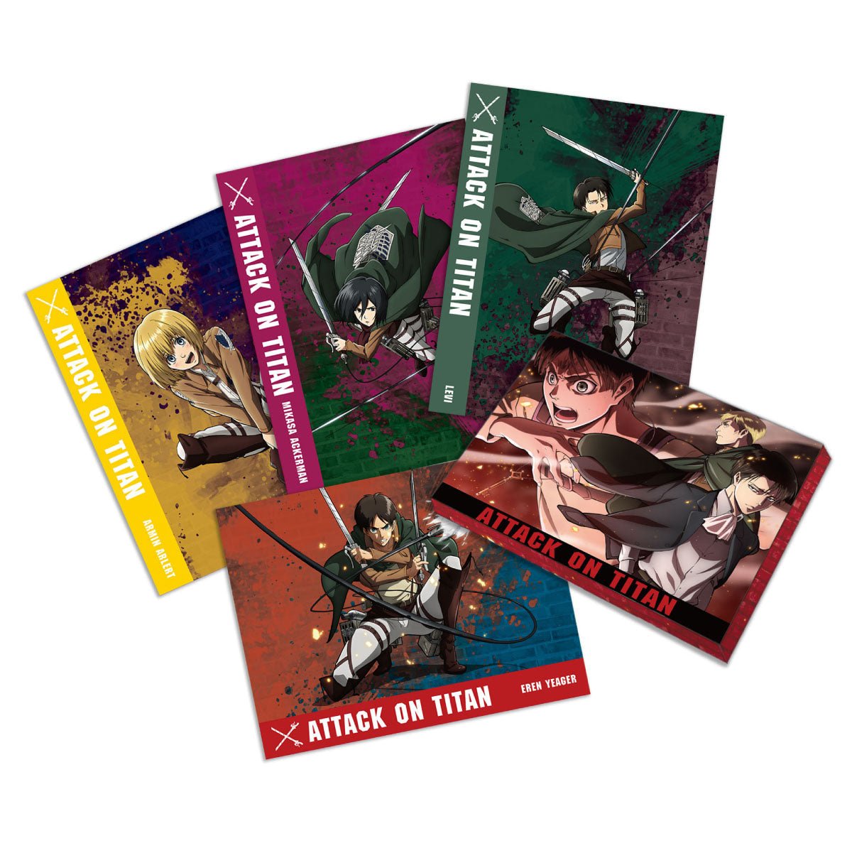 進擊的巨人 明信片組(20入) A款 - Microworks ACG