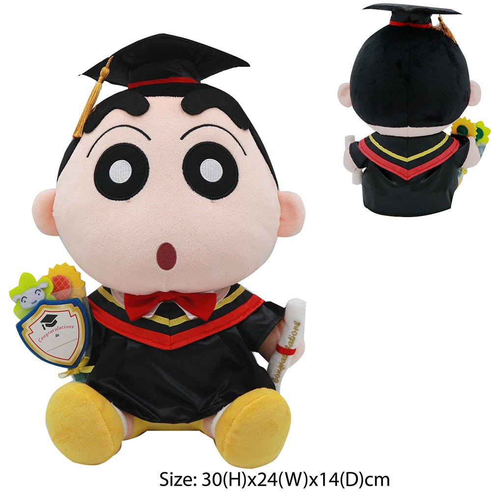 蠟筆小新 12吋 畢業公仔 小新 - Microworks ACG