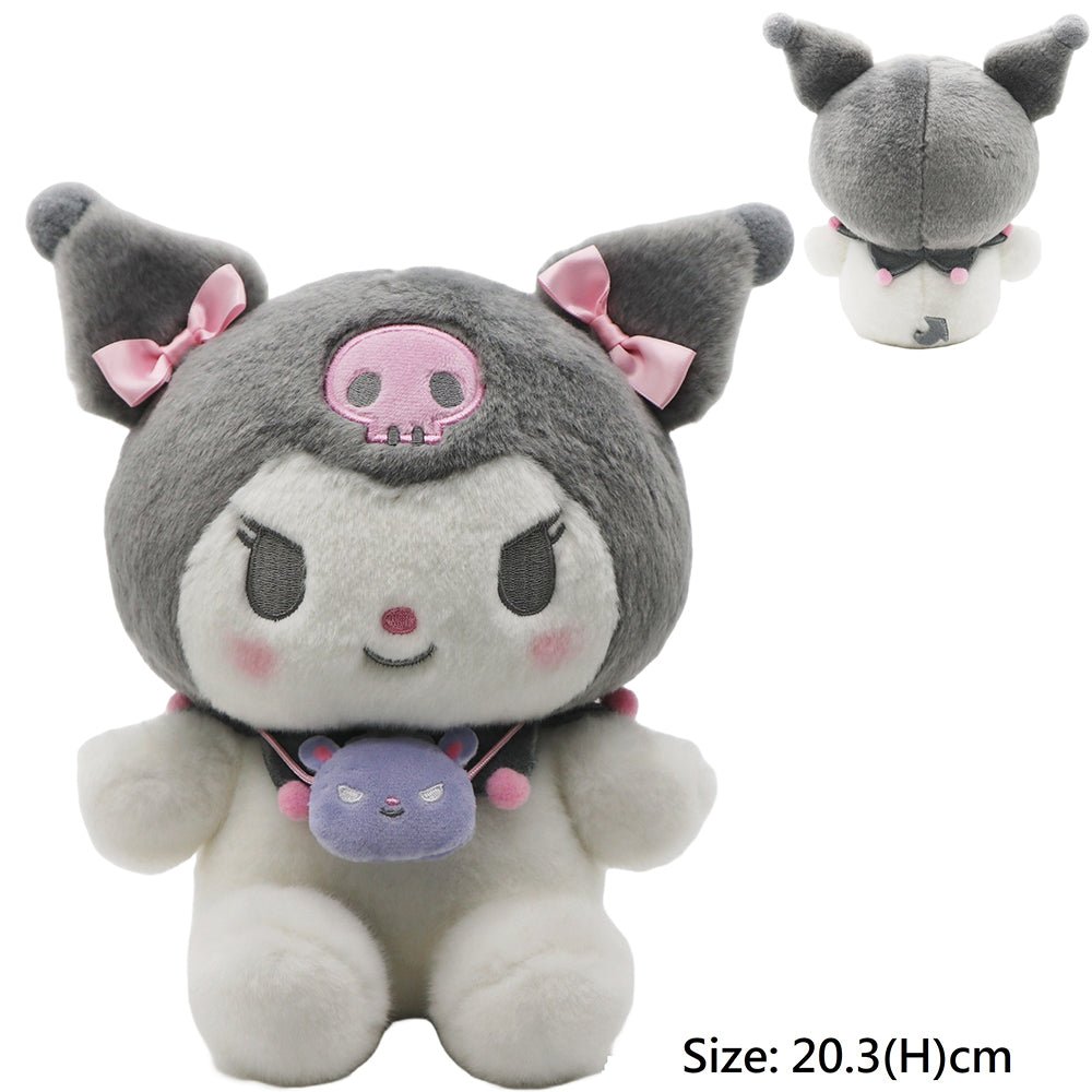 Kuromi 8吋可彎曲毛公仔 - Microworks ACG