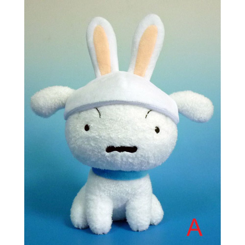 蠟筆小新 9吋 小白戴兔帽 白帽 - Microworks ACG