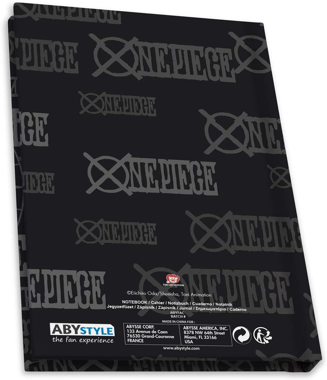 ONE PIECE 海賊王 禮品套裝PCK197 (長型杯+匙扣+A5筆記本) - Microworks ACG