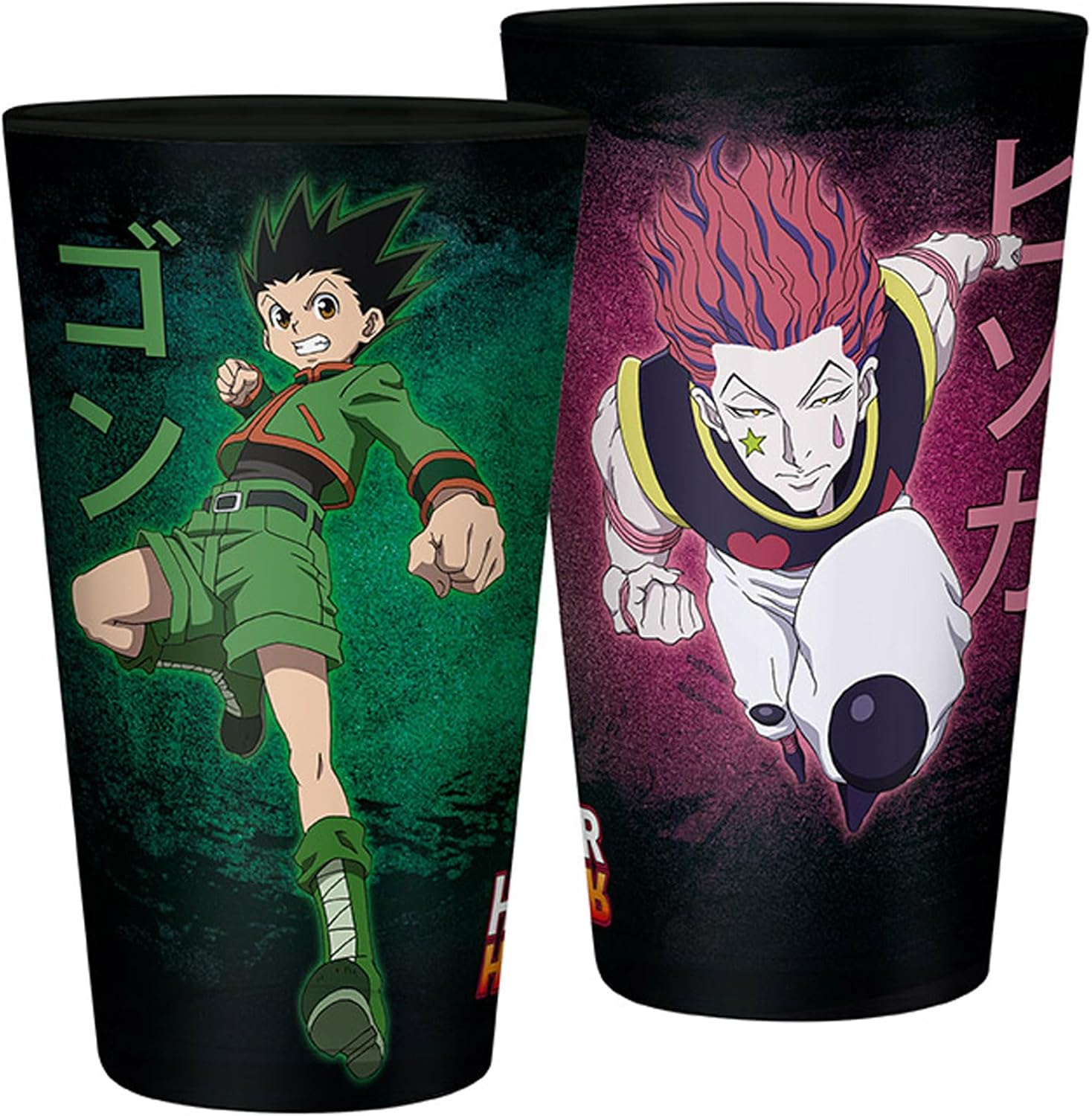 HUNTERxHUNTER 全職獵人 大玻璃杯 400ml 小傑+畢索加 - Microworks ACG