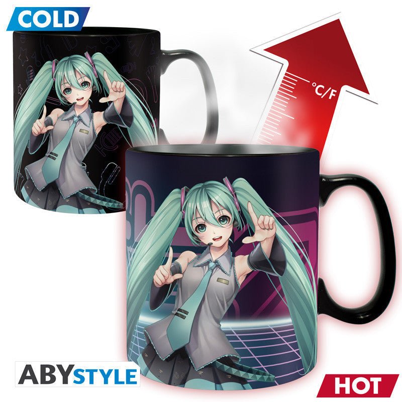 初音未來 熱力變色馬克杯 460ml 初音 - Microworks ACG