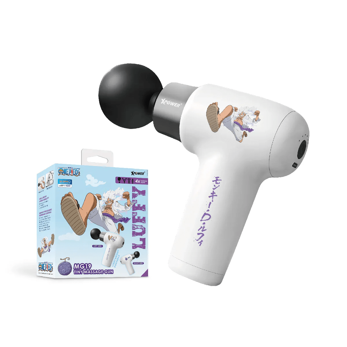 XPower《海賊王》MG19超迷你肌肉按摩槍 路飛 - Microworks ACG