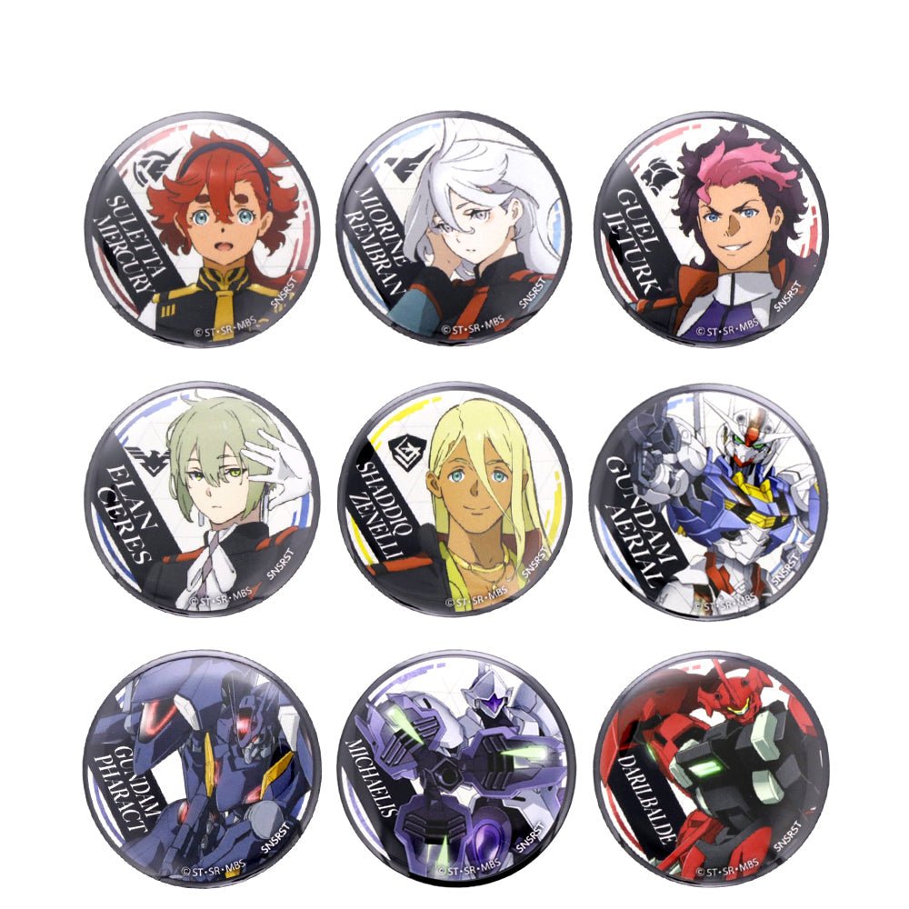 機動戰士高達 水星的魔女 角色機體襟章組合 盲抽 - Microworks ACG