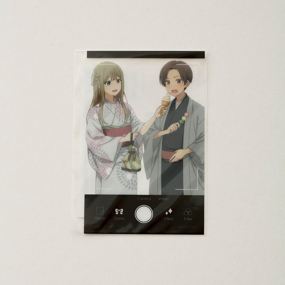 《學姊是男孩》京都物販 相機畫面風透明卡片 - Microworks ACG