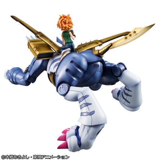 《預訂》Megahouse [P.G.E.M]《數碼暴龍》鋼鐵加魯魯獸＆石田大和[再販][PB]