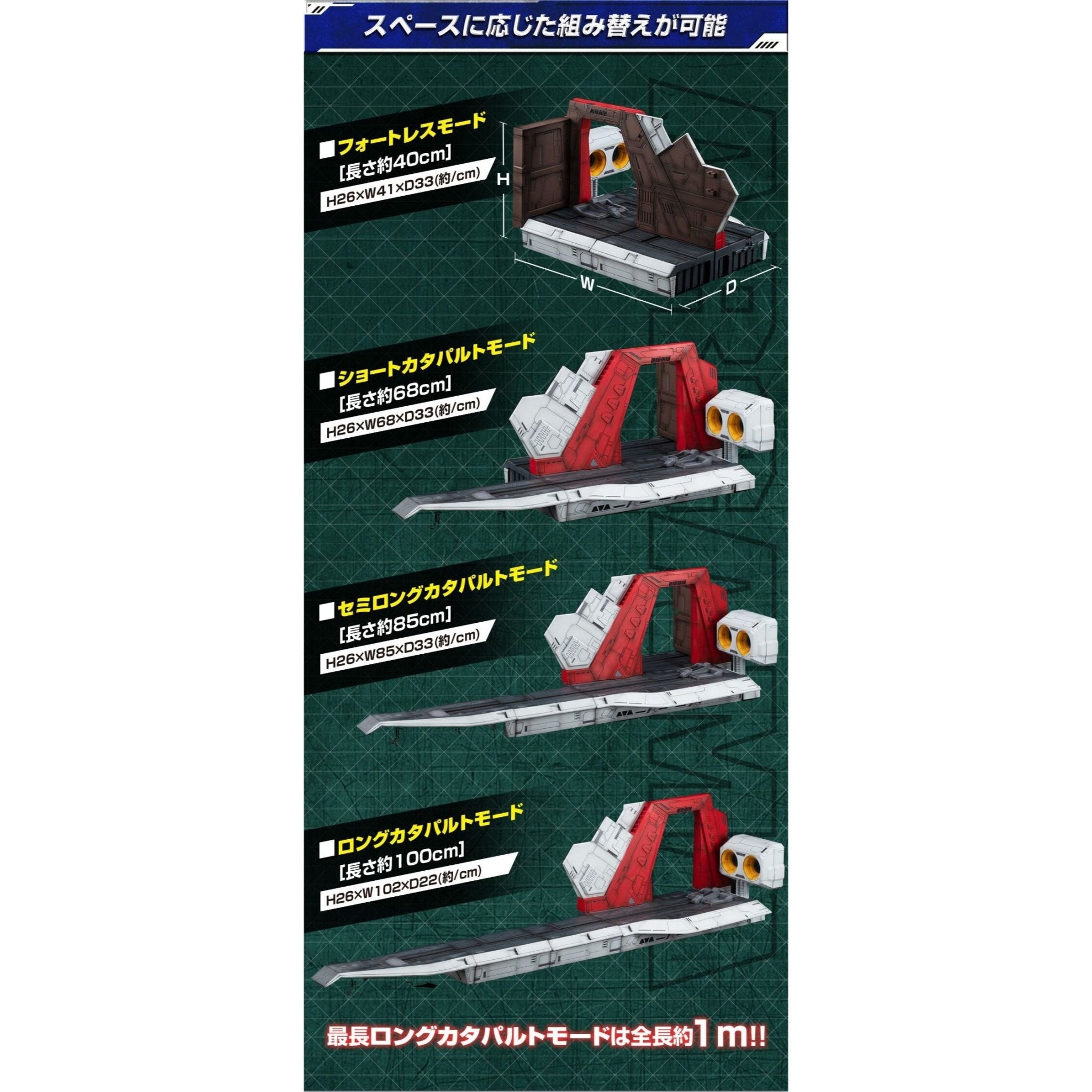 《預訂》Megahouse [R.M.S.]《機動戰士Z高達》For HG用1/144 亞加瑪彈射板格納庫(40週年紀念版) - Microworks ACG