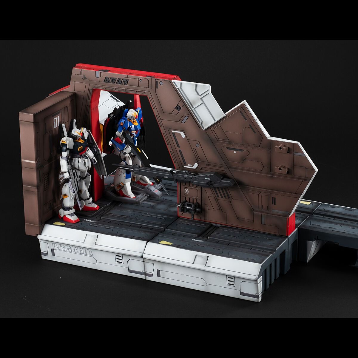 《預訂》Megahouse [R.M.S.]《機動戰士Z高達》For HG用1/144 亞加瑪彈射板格納庫(40週年紀念版) - Microworks ACG