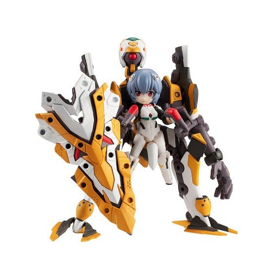 《預訂》Megahouse [DESKTOP ARMY] 《福音戰士新劇場版》綾波麗 & EVA 零號機 (改)[再販][PB] - Microworks ACG