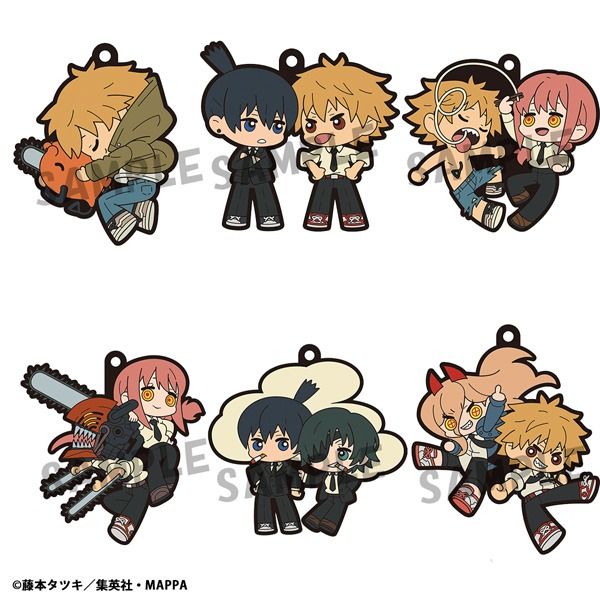 《預訂》Megahouse [橡膠塊鎖匙扣系列]《鏈鋸人》[再販]