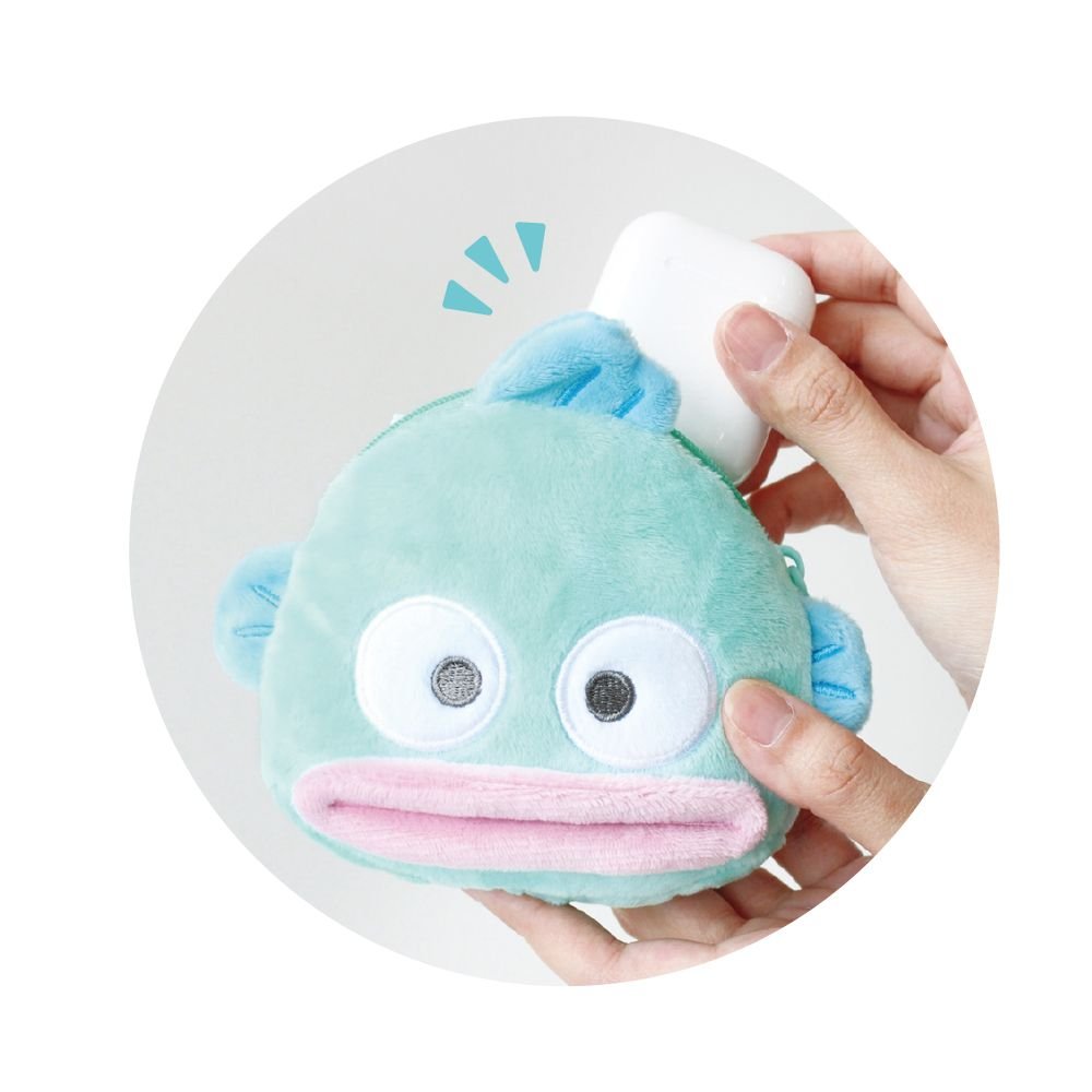 HANGYODON 水怪 絨毛頭型公仔 收納袋吊飾 - Microworks ACG
