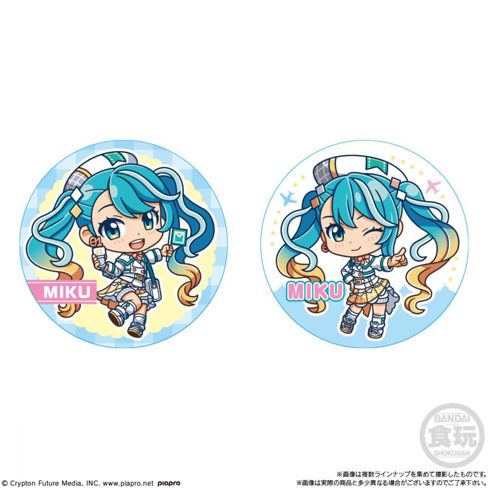 Bandai Candy Toy 初音未來刺繡襟章 - Microworks ACG