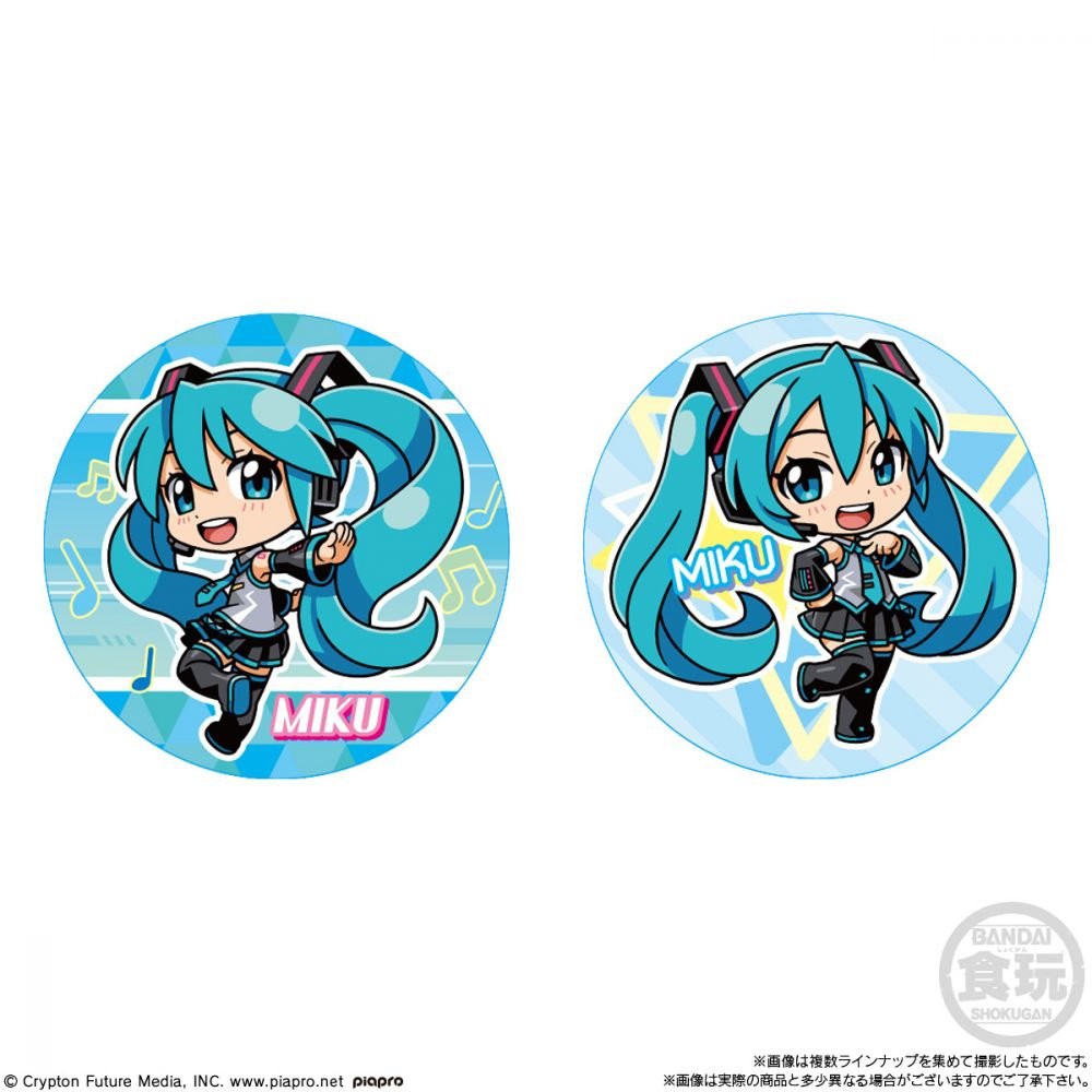 Bandai Candy Toy 初音未來刺繡襟章 - Microworks ACG