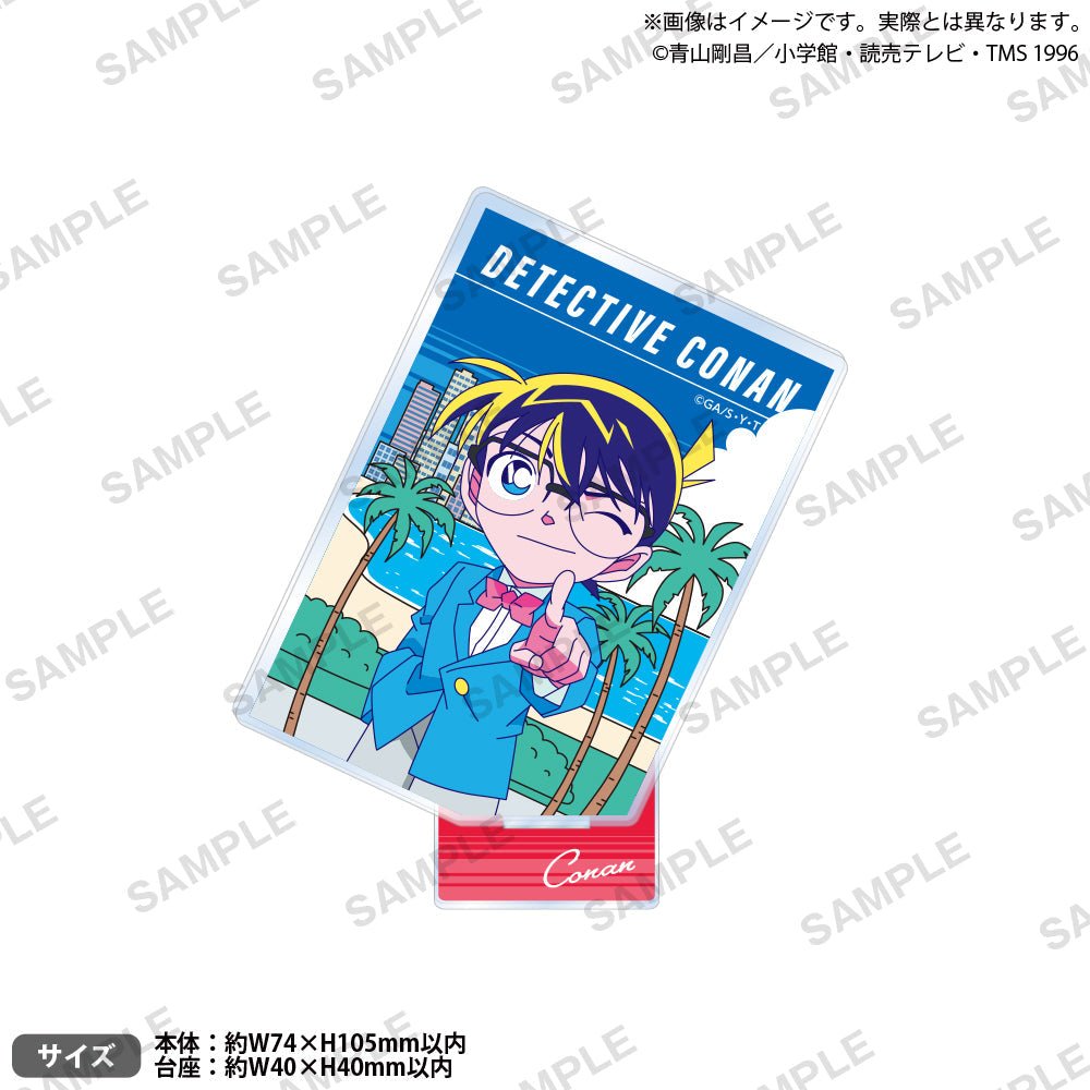 Bushiroad Creative《名偵探柯南》角色亞加力立牌座 City Pop ver. 江戶川柯南 - Microworks ACG