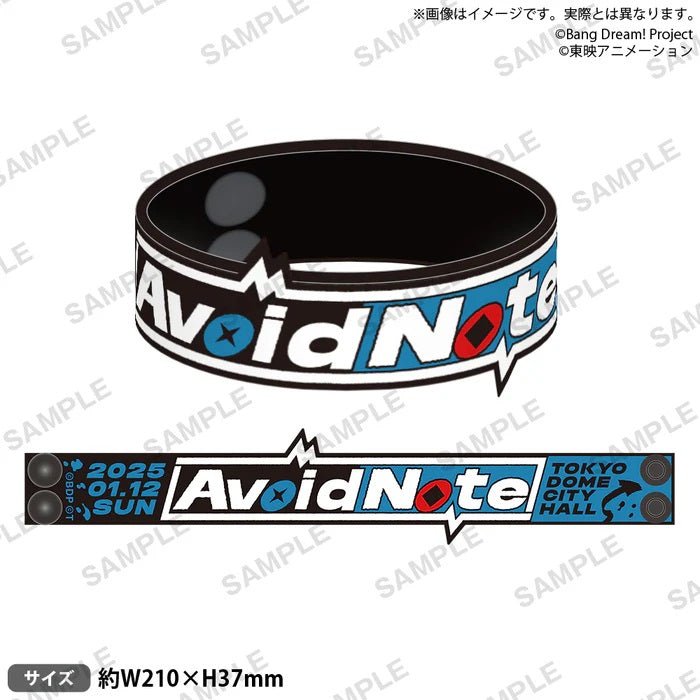 Bushiroad Creative MyGO!!!!! x togenashitogeari Avoid Note 手帶 - Microworks ACG