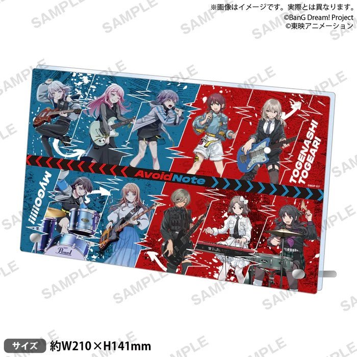 Bushiroad Creative MyGO!!!!! x togenashitogeari Avoid Note 立牌 多人 - Microworks ACG