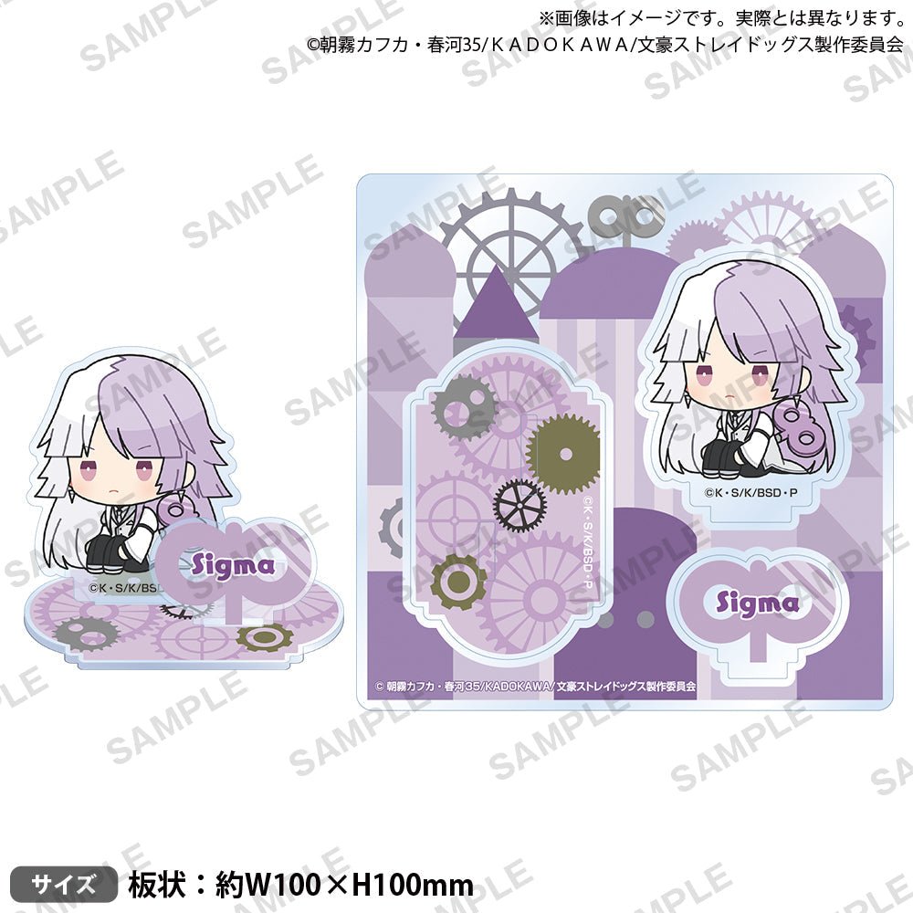 Bushiroad Creative《文豪野犬》角色小立牌座 復古設計ver 西格瑪 - Microworks ACG