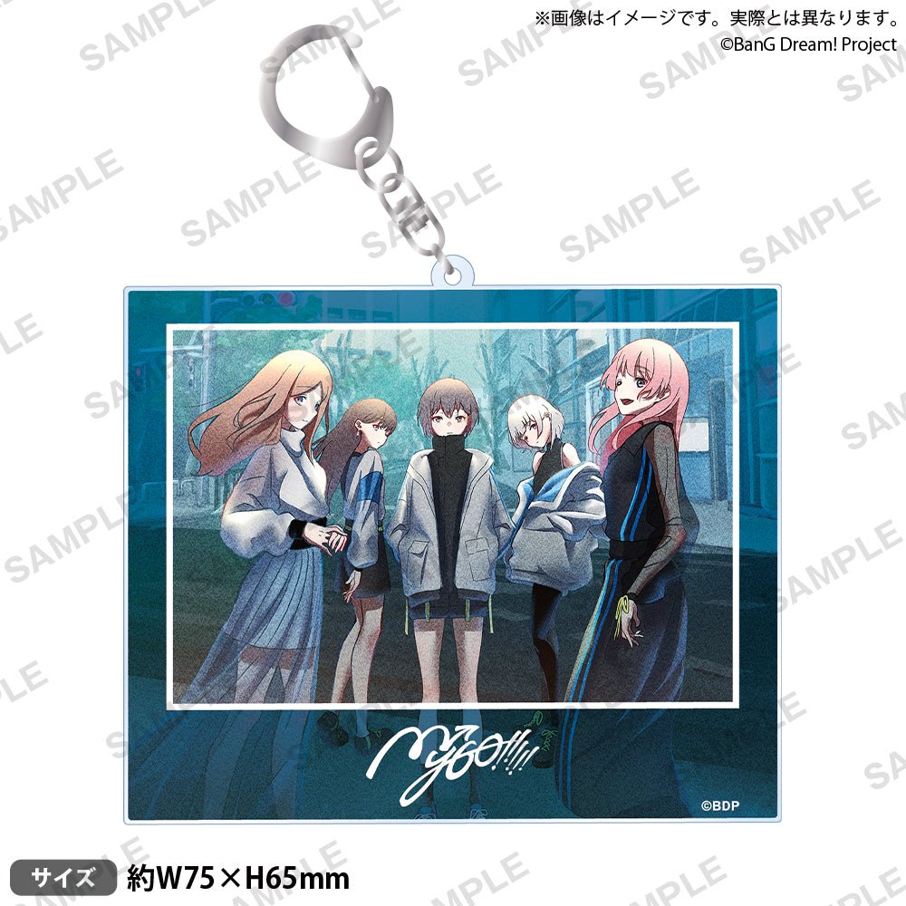 Bushiroad Creative《BanG Dream! It's MyGO!!!!!》亞克力匙扣 1st LIVE「我們在這裏呼喚着」 - Microworks ACG