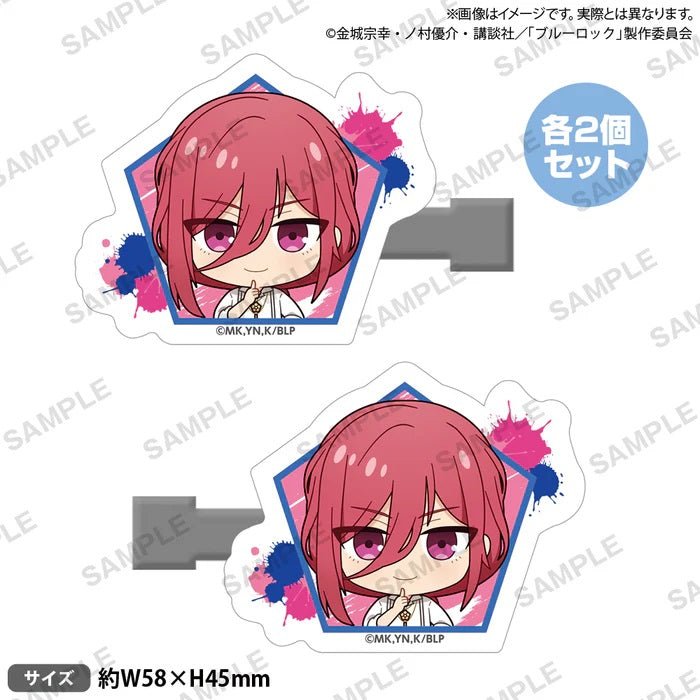 Bushiroad 《藍色監獄》髮夾套裝 Showtime!! - Microworks ACG