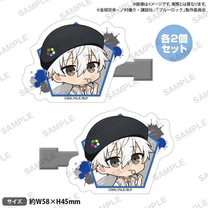 Bushiroad 《藍色監獄》髮夾套裝 Showtime!! - Microworks ACG