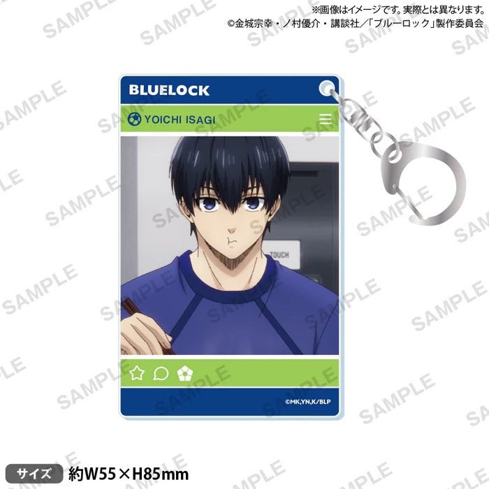 Bushiroad 《藍色監獄》亞克力卡型匙扣 潔世一 - Microworks ACG