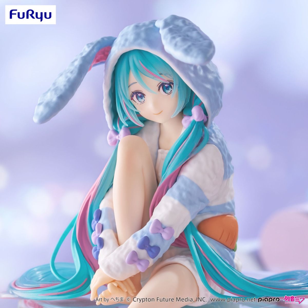 《預訂已截單》FuRyu [Noodle Stopper]《初音未來》初音 兔耳連帽睡衣-藍色-《2025年7月發售》