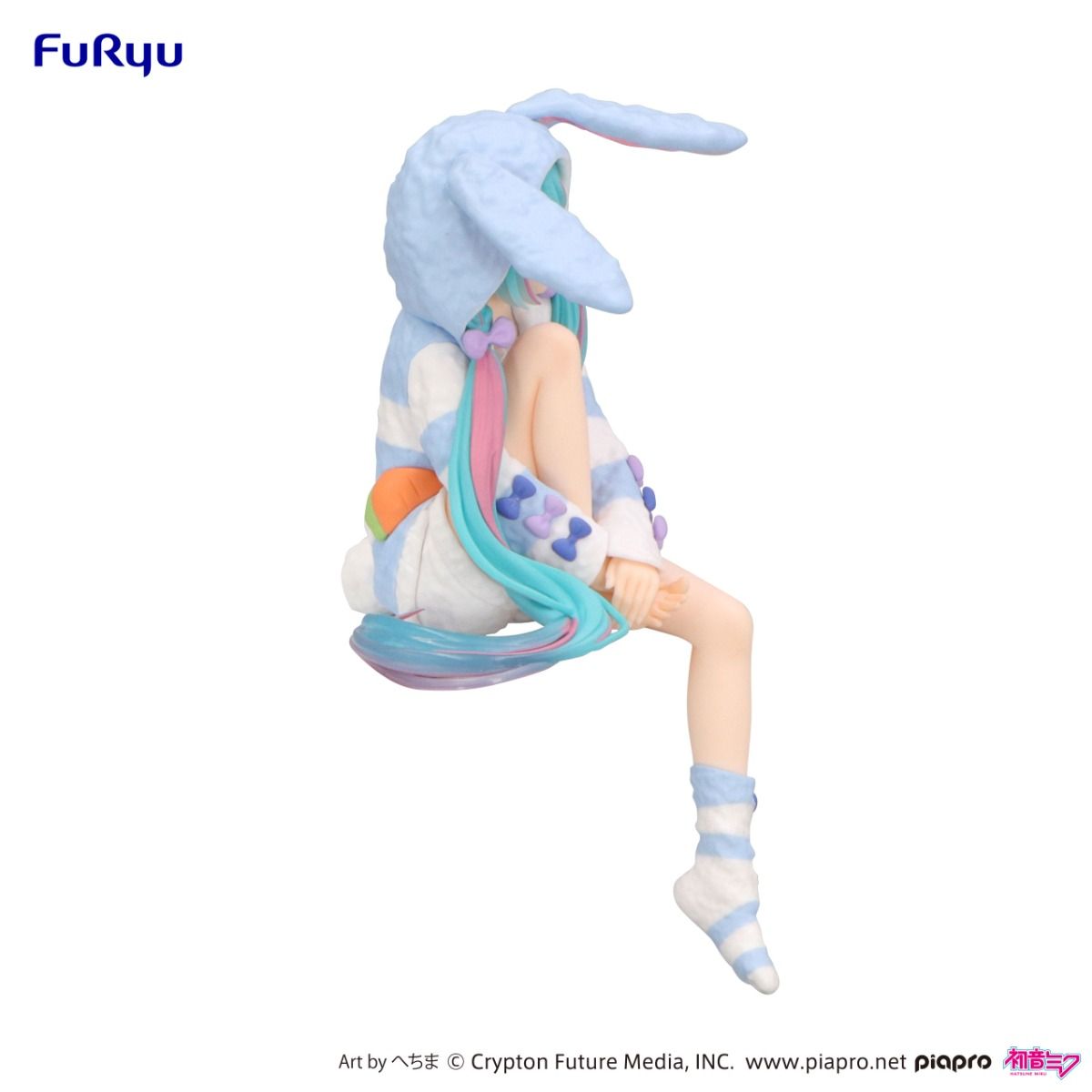 《預訂已截單》FuRyu [Noodle Stopper]《初音未來》初音 兔耳連帽睡衣-藍色-《2025年7月發售》