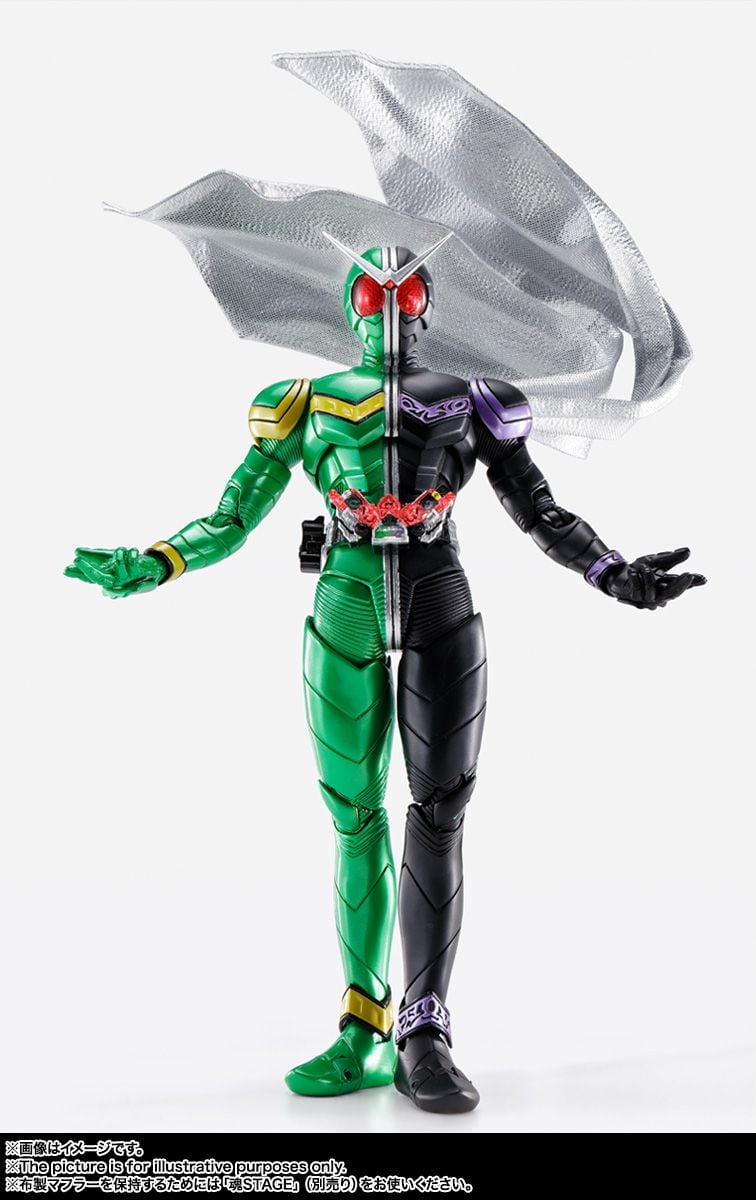 BANDAI [SHF真骨彫製法] 幪面超人W 旋風王牌形態 (風都偵探) (2024年版)