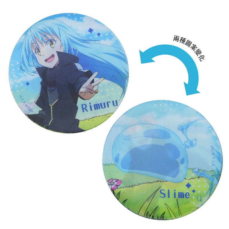 轉生史萊姆 大胸章(3D光柵) A款 利+史 - Microworks ACG