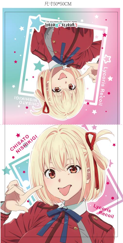 莉可麗絲 抱枕(全彩50×50) A款 千束 - Microworks ACG