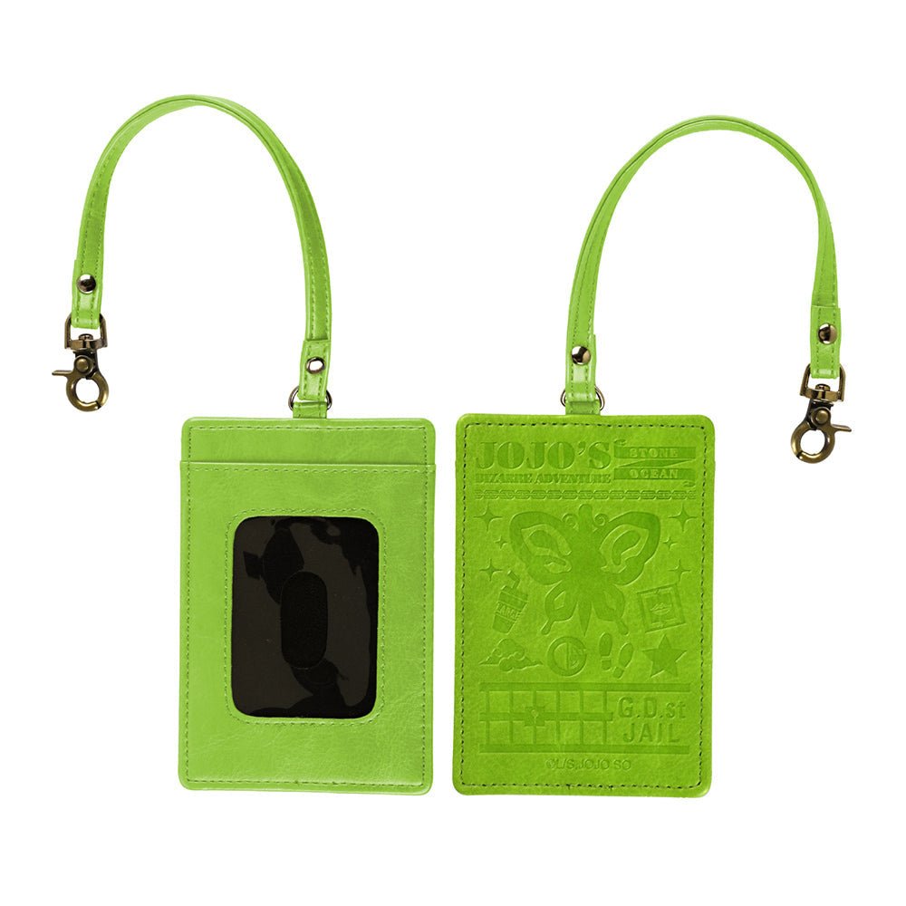 JoJo的奇妙冒險Ⅴ 證件套(烙印皮質) A款 蝴蝶 - Microworks ACG