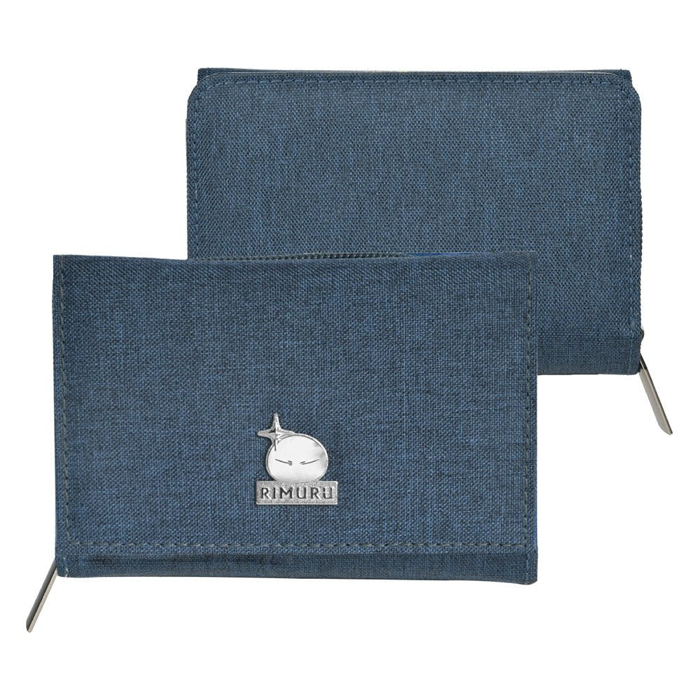 轉生史萊姆 金屬造型扣式短夾(雪花布) A款 - Microworks ACG